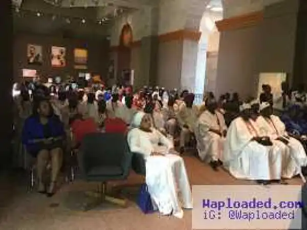 Photos: Ooni of Ife, his Olori and members of his entourage visit the Smithsonian Museum of African Art, Washington.